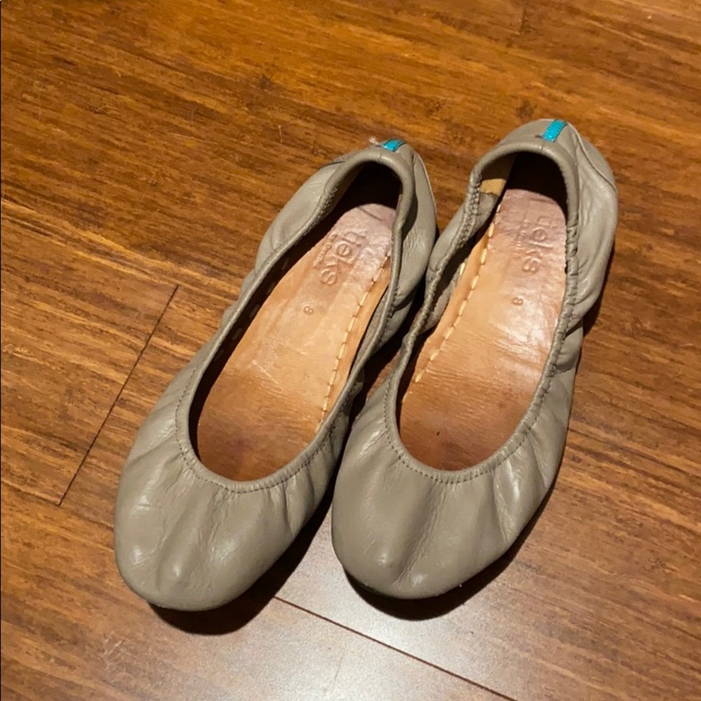 Tieks Taupe Ballerina Flats